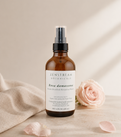 Organic Rosa damascena Hydrosol