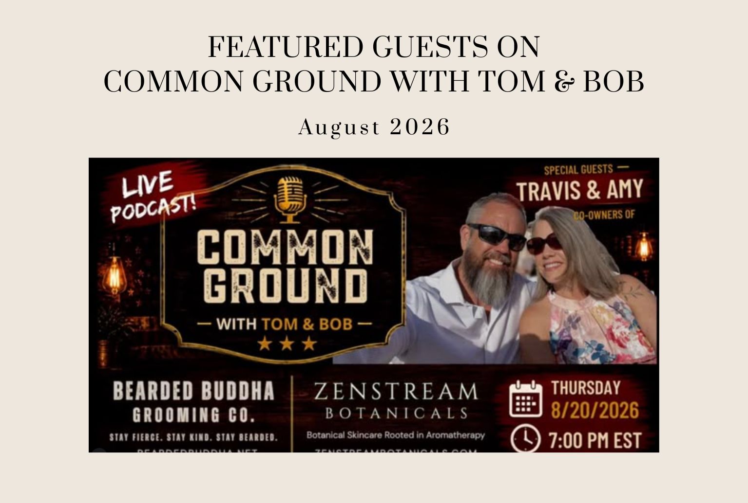 Stepping Outside My Comfort Zone: ZenStream Botanicals on Common Ground