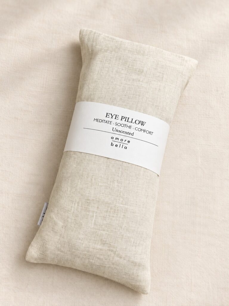 Unscented linen eye pillow