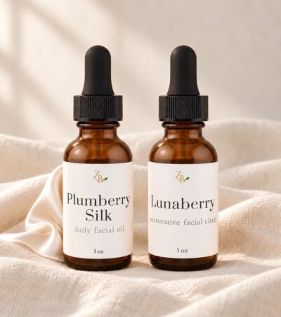 plumberry silk and lunaberry with linen and silk background