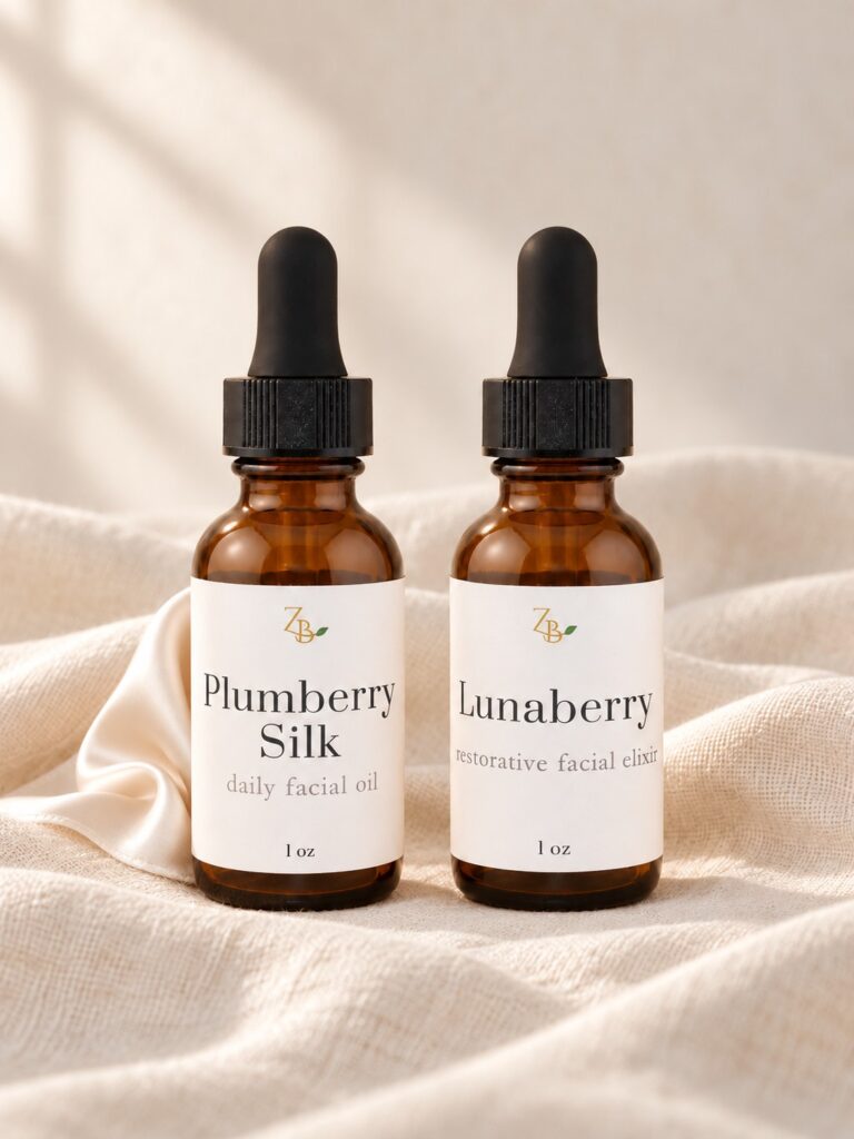plumberry silk and lunaberry with linen and silk background